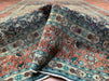 7'x10' Hand-Knotted Persian Teal/Multi Area Rug – KB Rugs 
