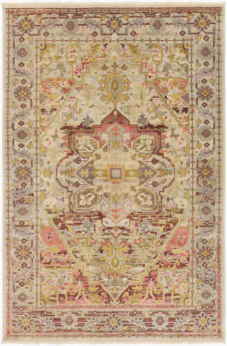 Cappadocia Handgemaakt Wollen Vloerkleed — Pruim / Olijf Multi | CPP-5021 - performance