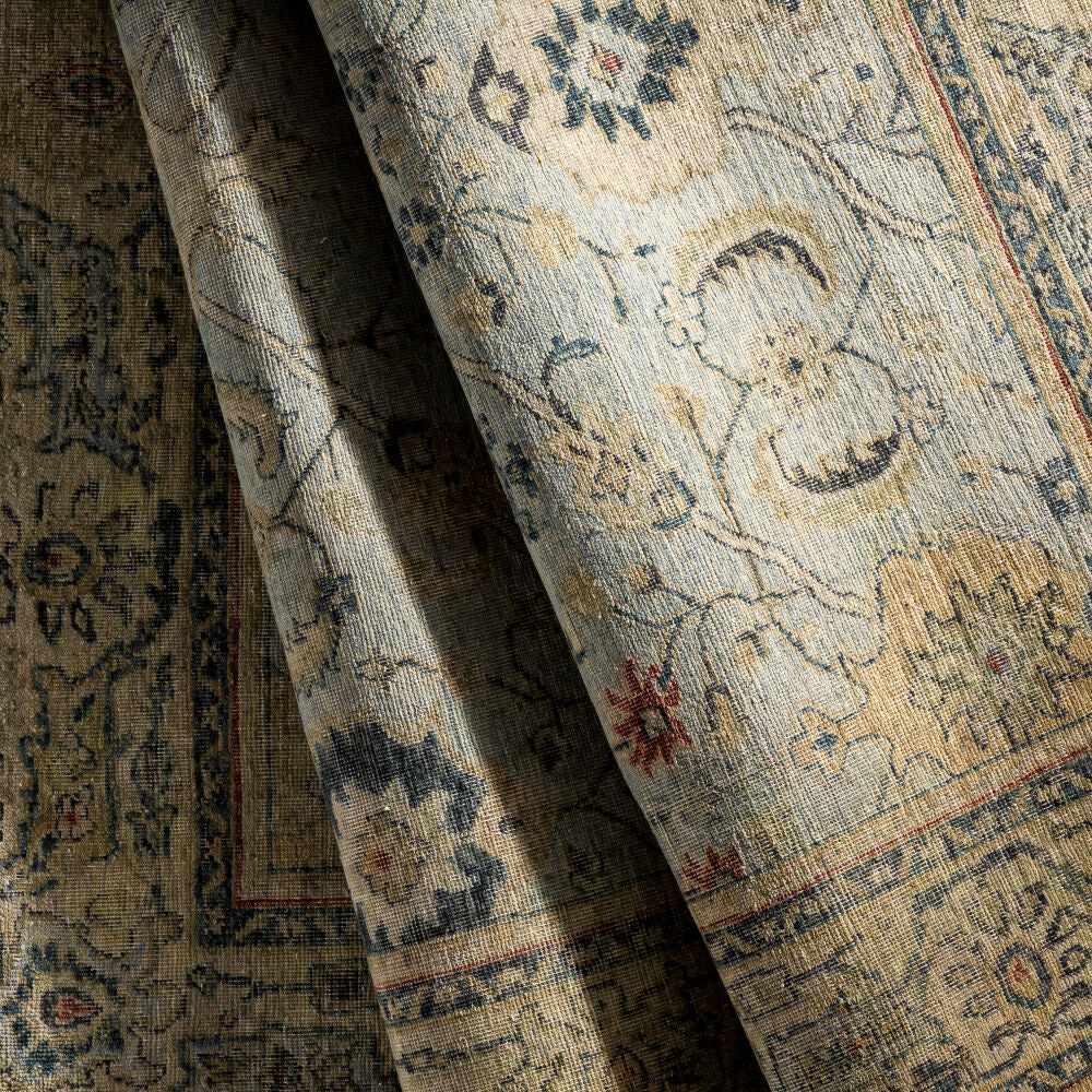 Anatolia Handgeknoopt Vloerkleed — Olijf / Tan | ANY-2300 - construction