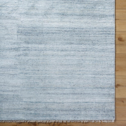 Epic Handgemaakt Wollen Vloerkleed — Metallic Zilver / Haverkleur | EPI-2301