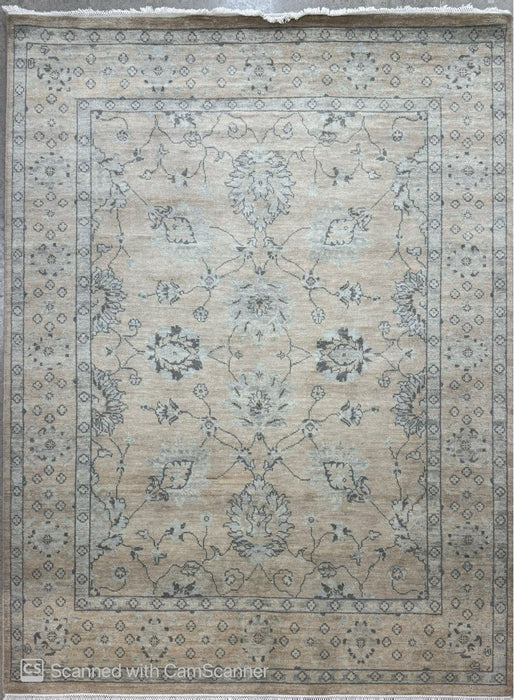 8'x10' Hand-Knotted Tibetan Ivory/Grey Area Rug – KB Rugs