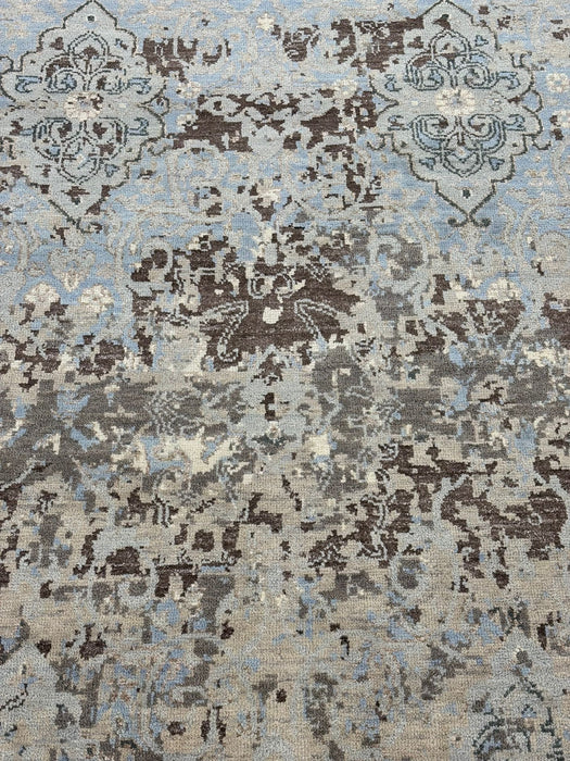 9'x12' Hand-Knotted Tibetan Blue/Grey Area Rug – KB Rugs