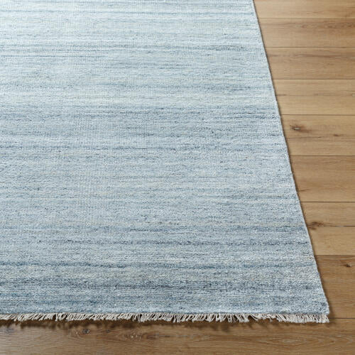 Epic Handgemaakt Wollen Vloerkleed — Metallic Zilver / Haverkleur | EPI-2301