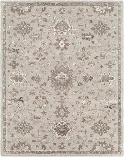 Caesar Handgemaakt Wollen Vloerkleed — Grijs / Taupe | CAE-1197 - performance
