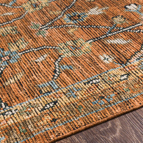 Reign handgemaakt wollen vloerkleed — Roest / Multi | REG-2301