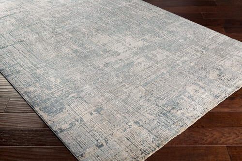 Brunswick machinaal geweven vloerkleed — Lichtblauw / Taupe | BWK-2300