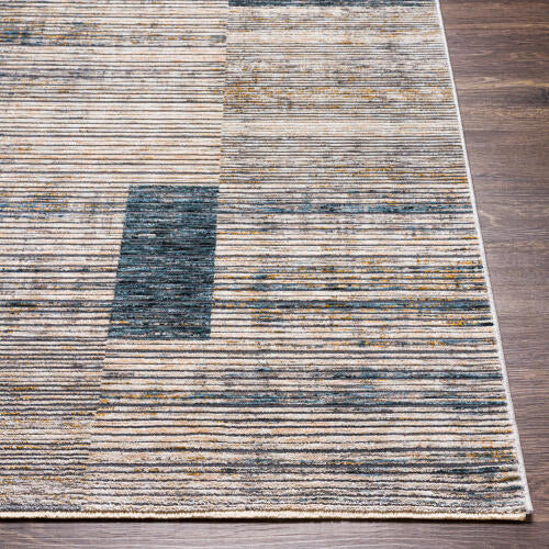 Livabliss Cardiff machinaal geweven vloerkleed — Blauw / Grijs | CDF-2312