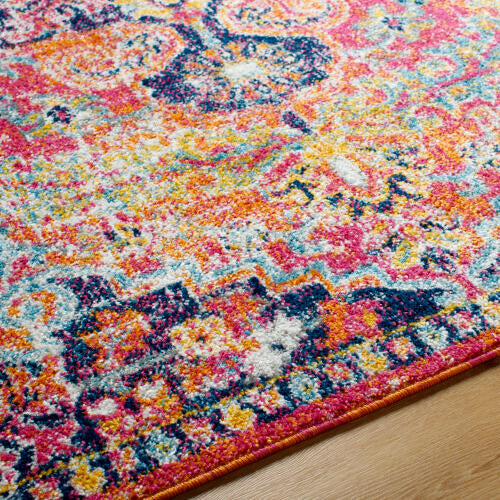 Livabliss Harput Machinaal Geweven Vloerkleed — Multi / Oranje | HAP-1062
