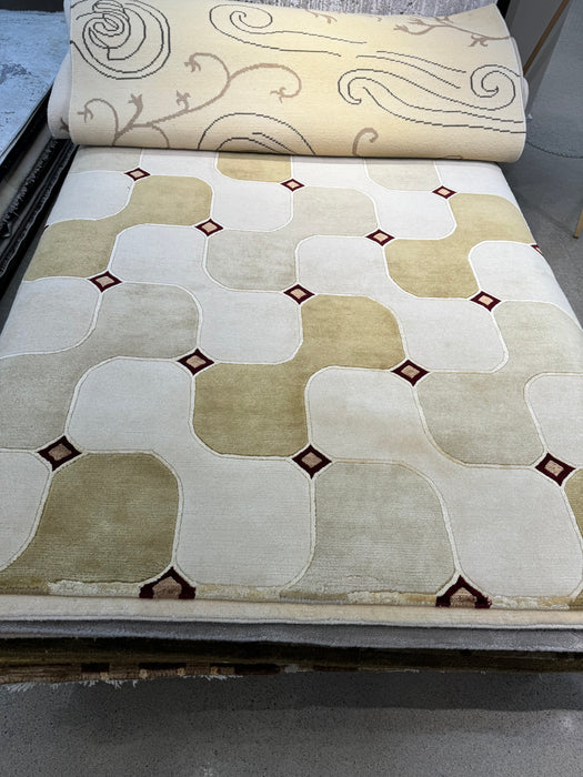 5'x8' Hand-Knotted Nepali Ivory/Multi Area Rug – KB Rugs