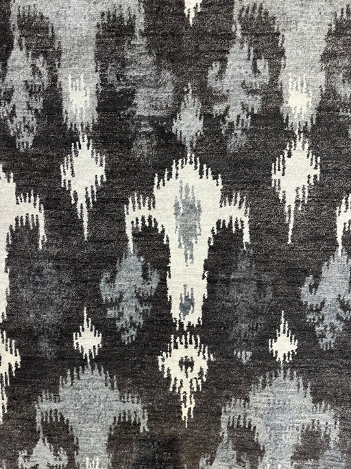 8'x10' Hand-Knotted Nepali Multi/Black Area Rug – KB Rugs