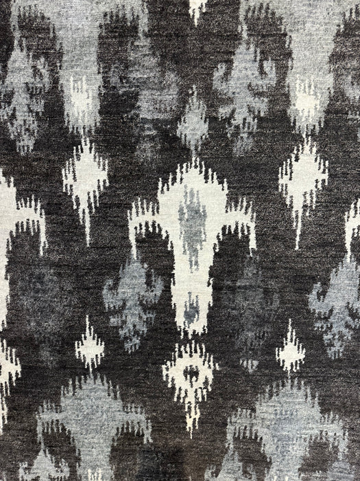 8'x10' Hand-Knotted Nepali Multi/Black Area Rug – KB Rugs