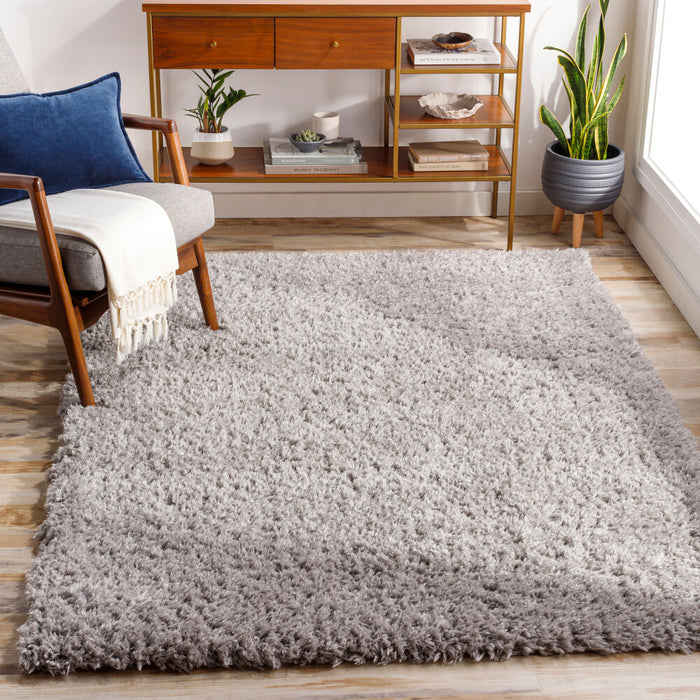 Angora Machinaal Geweven Vloerkleed — Medium Grijs | ANG-2302