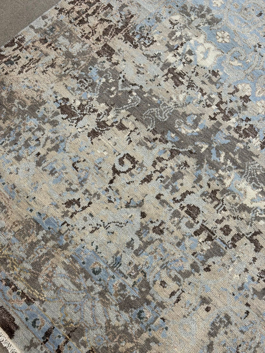 9'x12' Hand-Knotted Tibetan Blue/Grey Area Rug – KB Rugs