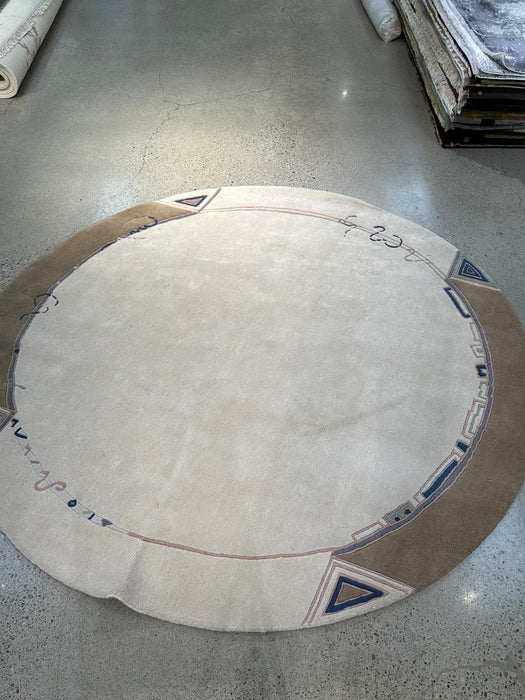 8'3" x 8'3" Nepalees 100% wol handgeknoopt OPNIEUW CONTROLEREN