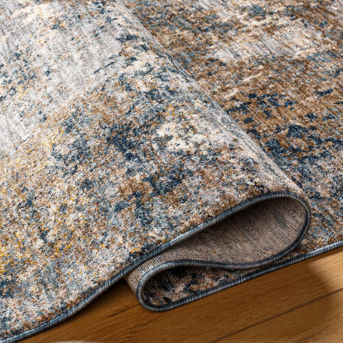 Livabliss Mirabel Machine Woven Rug — Taupe / Denim Multi | MBE-2303