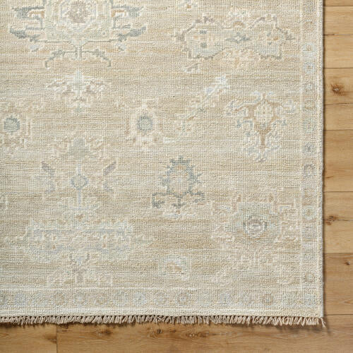 Antalya Handgemaakt Wollen Vloerkleed — Beige / Mist | AAT-2305