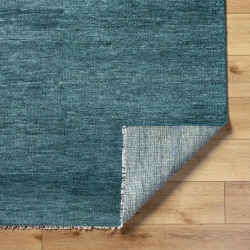 Episch handgemaakt wollen vloerkleed — Talingblauw | EPI-2312 - construction