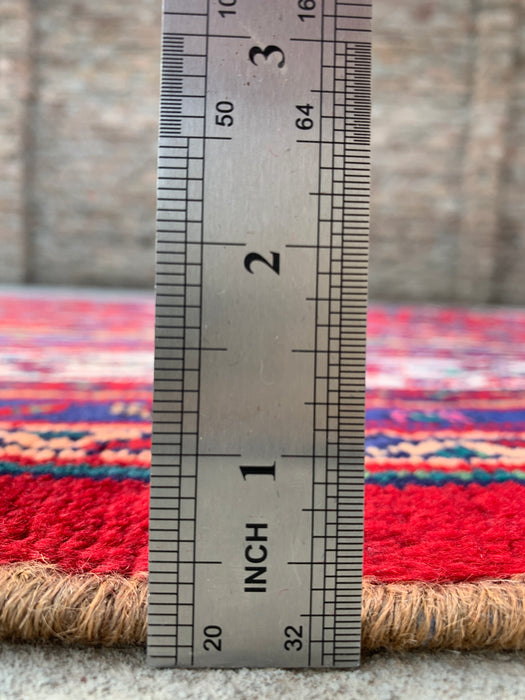 310 x 213 cm handgeknoopt Perzisch wollen vloerkleed - Rood medaillonontwerp - KBHM-982