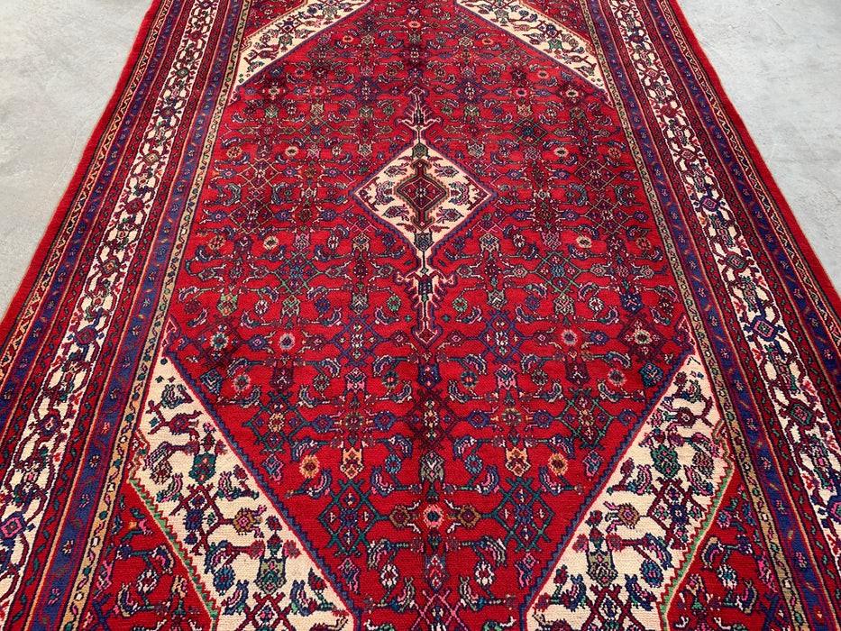 310 x 213 cm handgeknoopt Perzisch wollen vloerkleed - Rood medaillonontwerp - KBHM-982