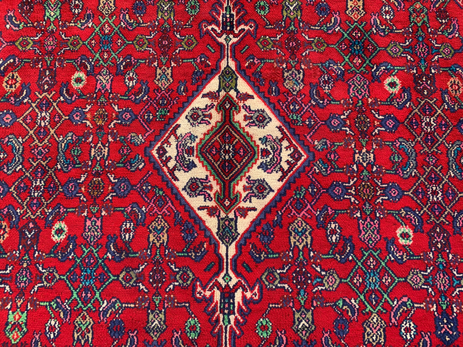 310 x 213 cm handgeknoopt Perzisch wollen vloerkleed - Rood medaillonontwerp - KBHM-982