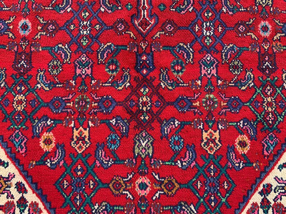 310 x 213 cm handgeknoopt Perzisch wollen vloerkleed - Rood medaillonontwerp - KBHM-982