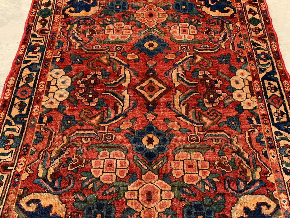 191 x 127 cm Handgeknoopt Perzisch wollen tapijt - Koraalkleurig botanisch bloemendesign - KBHM-991