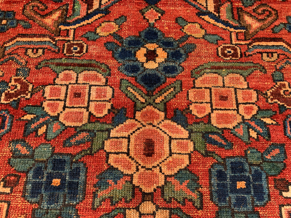 191 x 127 cm Handgeknoopt Perzisch wollen tapijt - Koraalkleurig botanisch bloemendesign - KBHM-991