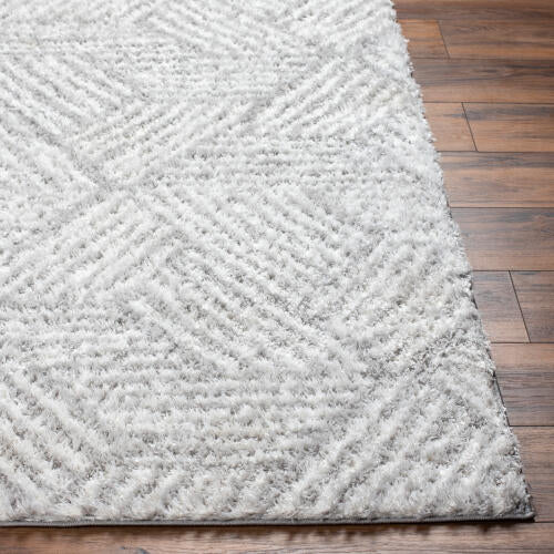 Cloudy Shag Machinaal Geweven Vloerkleed — Lichtgrijs | CDG-2320 no