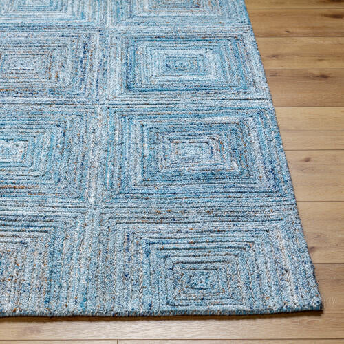 Calgary Handgemaakt Vloerkleed — Denim / Hemelsblauw | CGR-2301