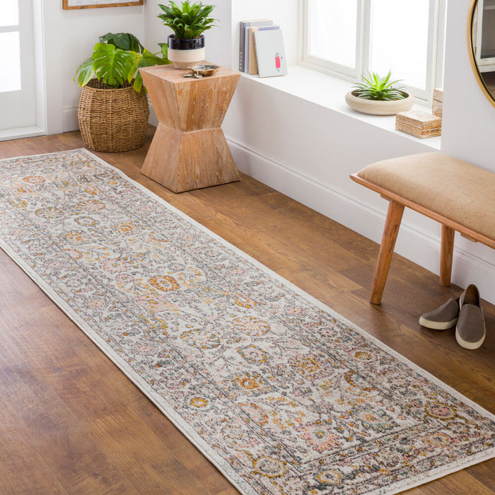 Ankara Machinaal Geweven Vloerkleed — Ivoor / Blush Multi | AKR-2332
