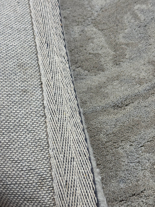 4'x6' Handgetuft tapijt van Nepalese wol - Neutraal