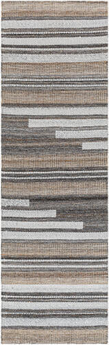 Azalea Handgemaakt Vloerkleed — Zwart / Tan | AZA-2334