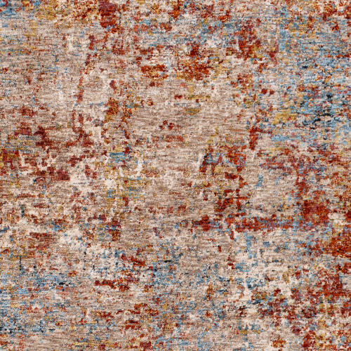 Livabliss Mirabel Machine Woven Rug — Dusty Coral / Pale Blue | MBE-2300