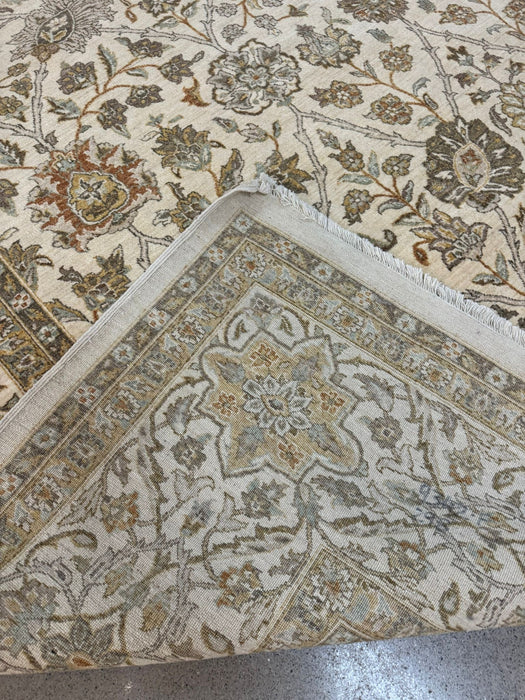 10'x14' handgeknoopt vloerkleed van 100% wol