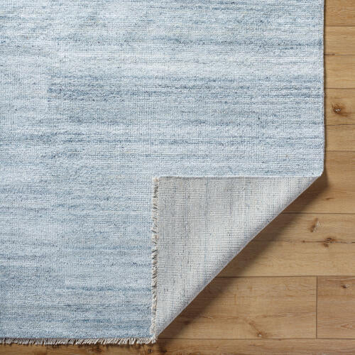 Epic Handgemaakt Wollen Vloerkleed — Metallic Zilver / Haverkleur | EPI-2301 - construction