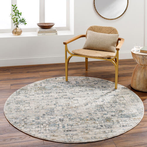 Livabliss Dresden machinaal geweven vloerkleed — Zacht zeegroen / Taupe | DRE-2304 - colour & pattern