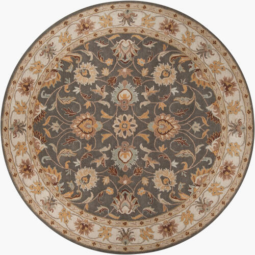 Caesar Handmade Wool Rug — Charcoal / Taupe | CAE-1005