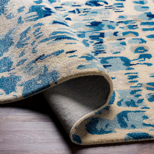 Kavita Handmade Rug — Blue / Ivory | KVT-2316 - construction