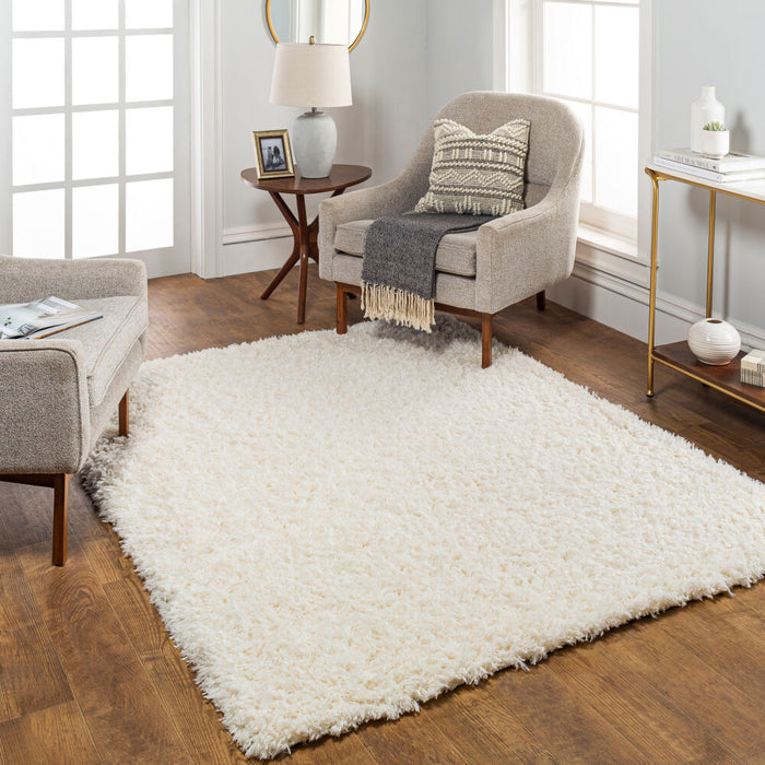 Angora Machinaal Geweven Vloerkleed — Crème | ANG-2304