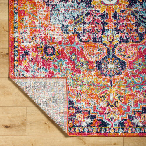 Livabliss Harput Machinaal Geweven Vloerkleed — Multi / Oranje | HAP-1062