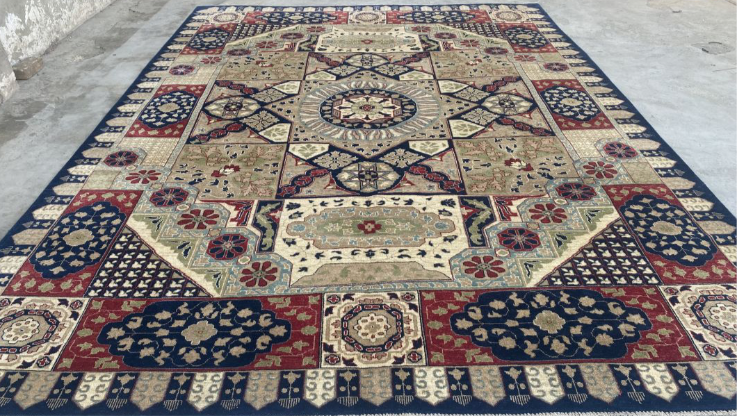 299 cm x 411 cm Mamluk Ziegler handgeknoopt vloerkleed van 100% wol