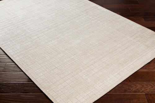 Carre Handgemaakt Vloerkleed — Lichtbeige / Crème | CCR-2300