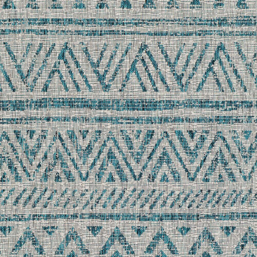Livabliss Eagean Machinaal Geweven Vloerkleed — Talingblauw / Taupe | EAG-2307