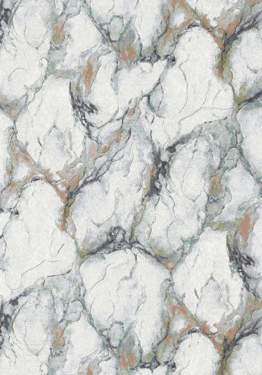 8'x10' Power-Loomed Contemporary Style White/Multi Area Rug – KB Rug