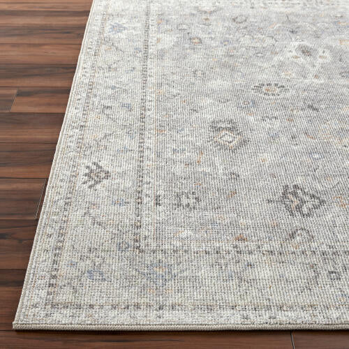 Davina Machine Woven Rug — Gray / Beige Multi | BOCC-2300
