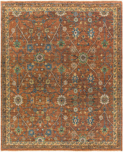 Reign handgemaakt wollen vloerkleed — Roest / Multi | REG-2301 - performance