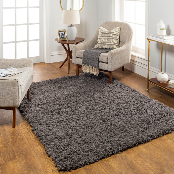Angora Machinaal Geweven Vloerkleed — Houtskool | ANG-2300