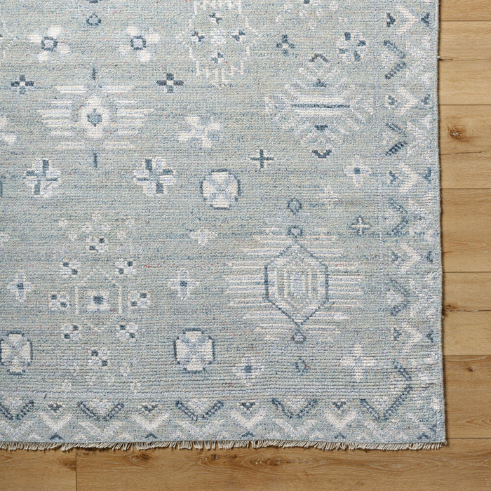 Almeria Hand Knotted Rug — Denim / Dusty Sage | ALM-2302