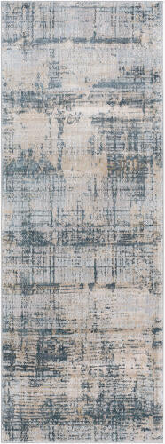 Brunswick machinaal geweven vloerkleed — Lichtblauw / Taupe | BWK-2300