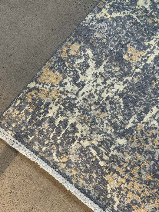 8'x10' Hand-Knotted Tibetan Golden/Grey Area Rug – KB Rugs